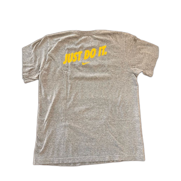 Nike Wyoming Cowboys Football Gray T-Shirt Just Do It Back Logo Men’s L - Picture 3 of 4